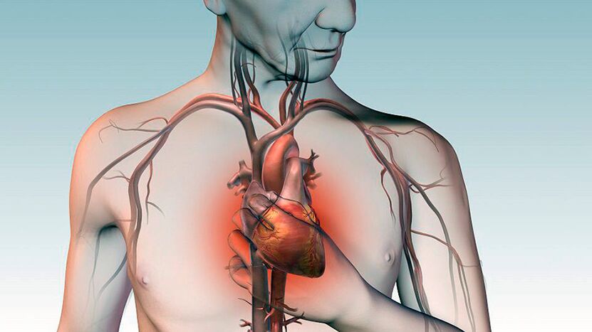 Πόνος κάτω από την ωμοπλάτη και πιεστικός πόνος πίσω από το στέρνο με καρδιακές παθήσεις